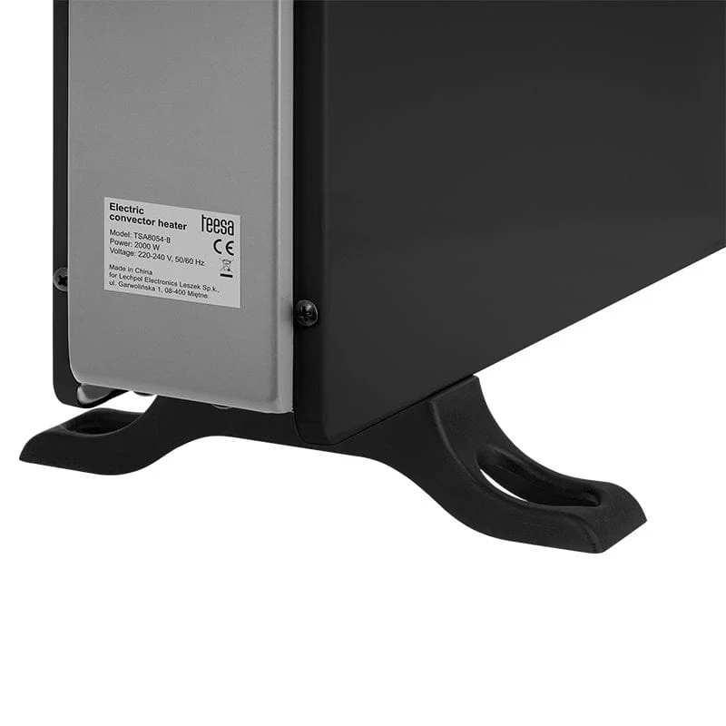 Convector Teesa TSA8054-B | 2000W, 3.2kg, 145cm, 240V, Negru