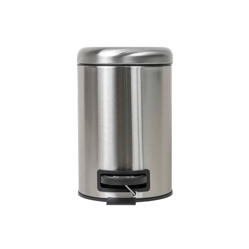 Cos menajer, capacitate 3 litri din inox, cu pedala / ZLN 4551