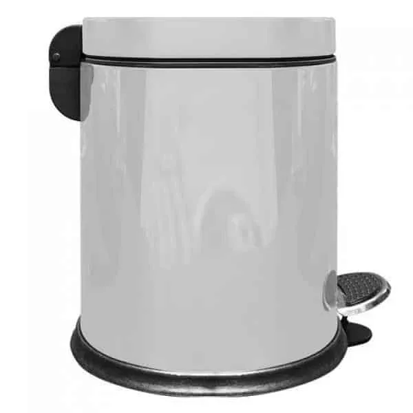 Coș de gunoi, capac pedală 12L, inox ZILAN / ZLN6904