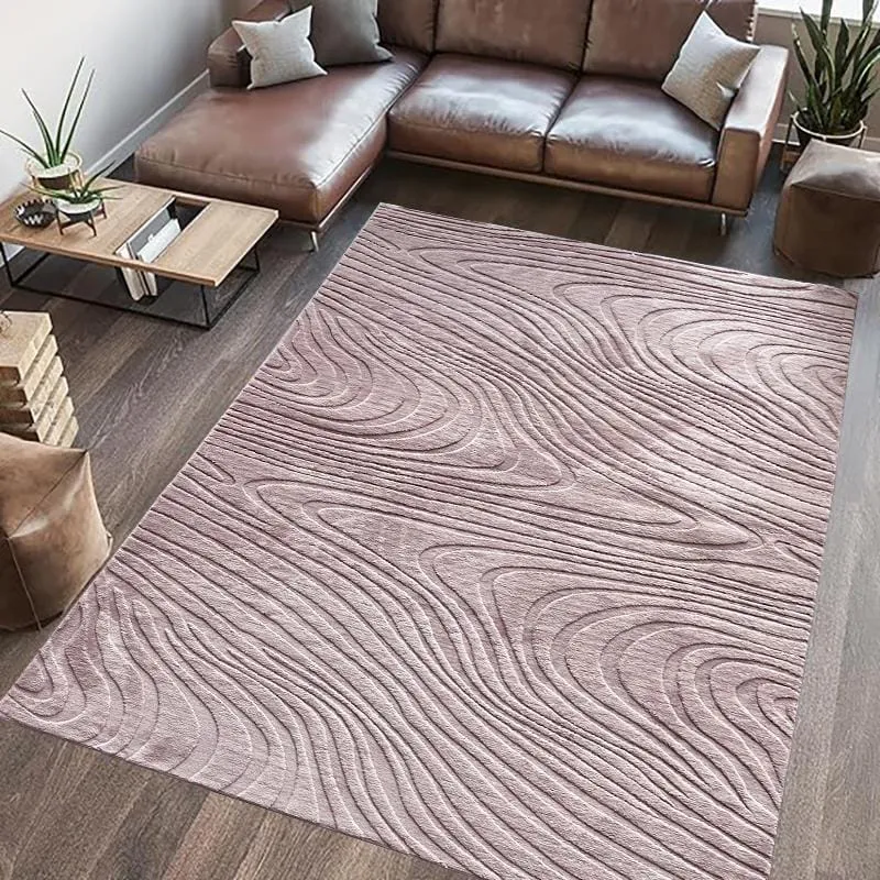 Covor Heinner HR-WAVRUG120-BRW | 120x160cm, Model Wave, Maro