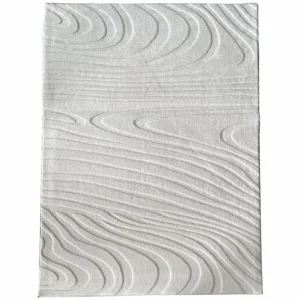 Covor Heinner HR-WAVRUG200-CRM | 200x300cm, Model Wave, Relief, Crem