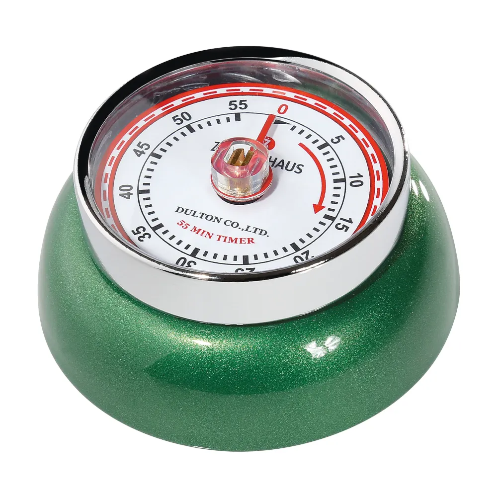 Cronometru de bucatarie, verde metalic, Speed - ZASSENHAUS