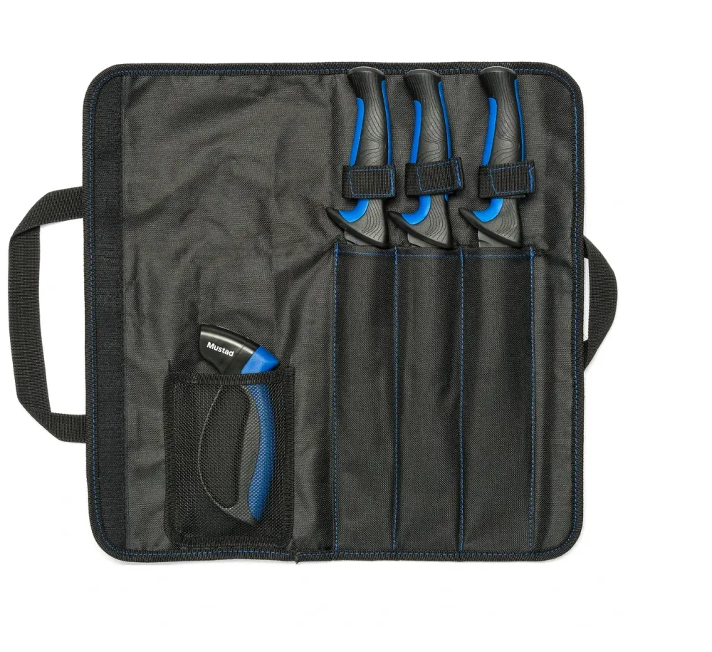 TRUSA PENTRU FILETAT 3CUTITE+ASCUTITOR+PLANSA BLUE