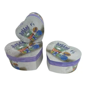 Cutii Carton Inima 3/Set Model 003