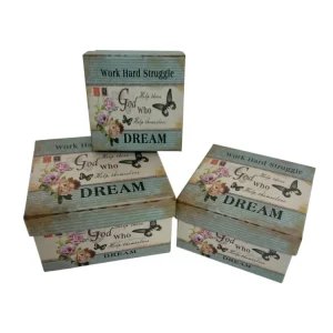 Cutii Carton Patrate 3/Set Model 002