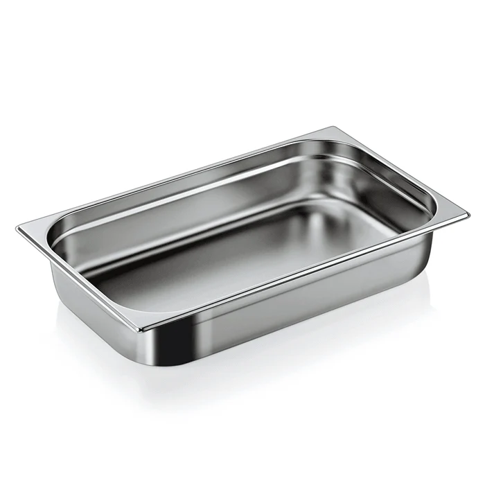 Tava GN inox 1/1 adancime 100 mm., 14 l