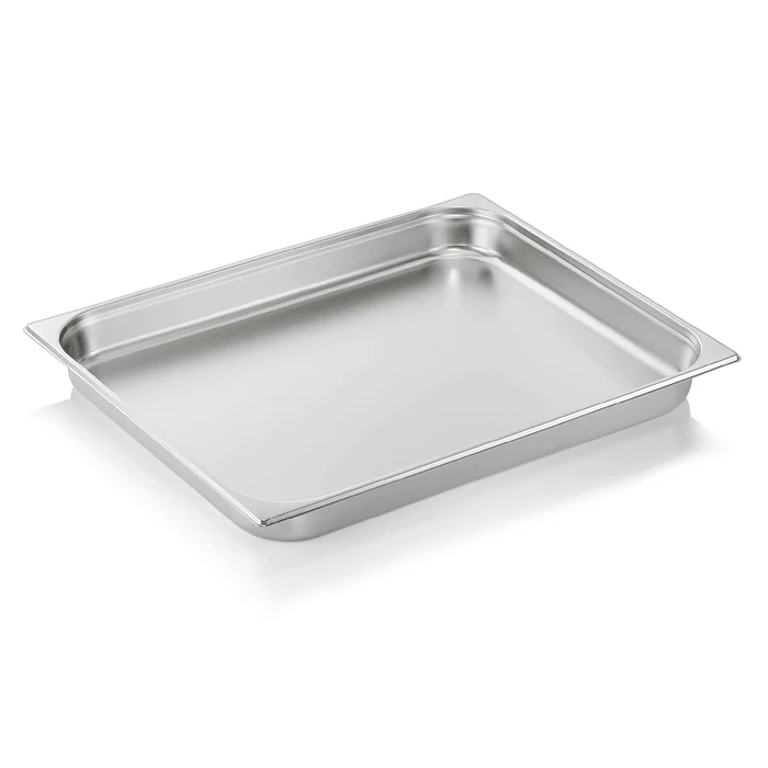 Tava GN inox 2/1 adancime 65 mm., 18.5 l