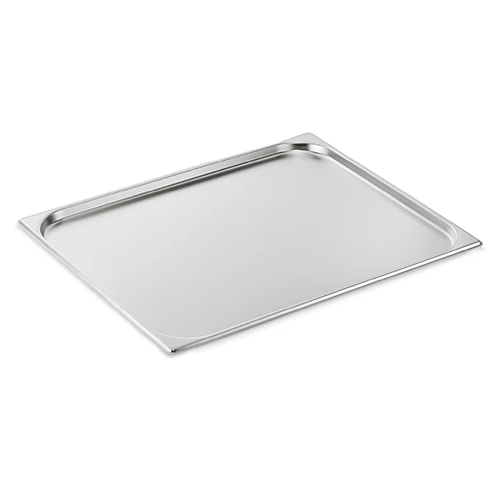 Tava GN inox 2/1 adancime 20 mm., 5 l