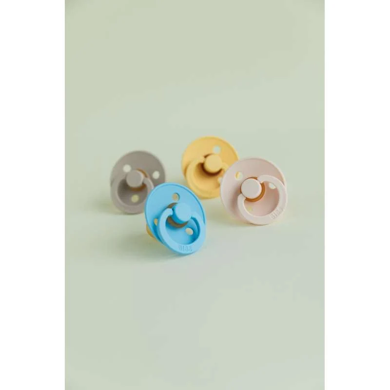 BIBS Rund Colour Sut - Str. 2 - Naturgummi - Mushroom