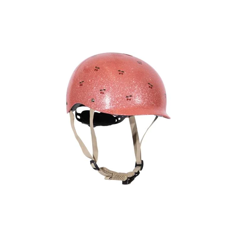 Konges Sløjd Cykelhjelm - Glitter - Cherry - Glitter Ages 14+