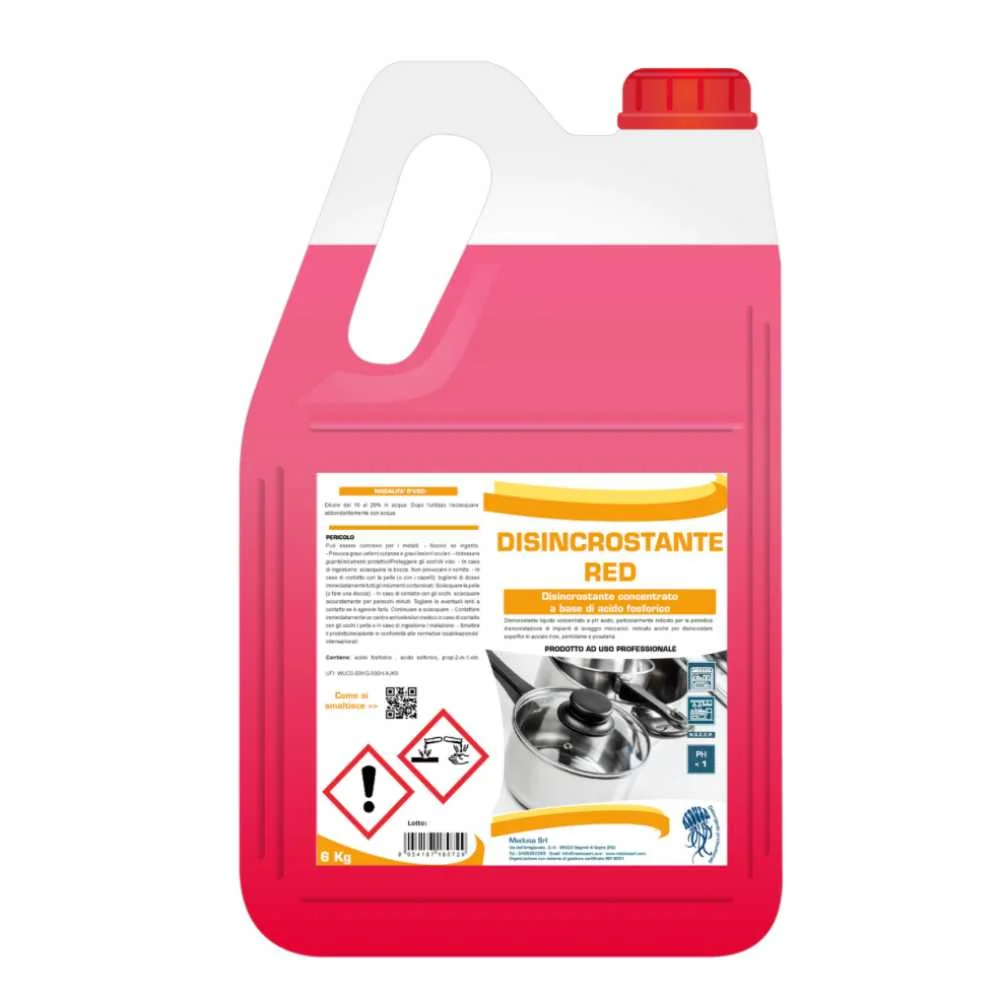 Detartrant Lichid pentru Mașini de Spălat Vase Disincrostante Red 6 L