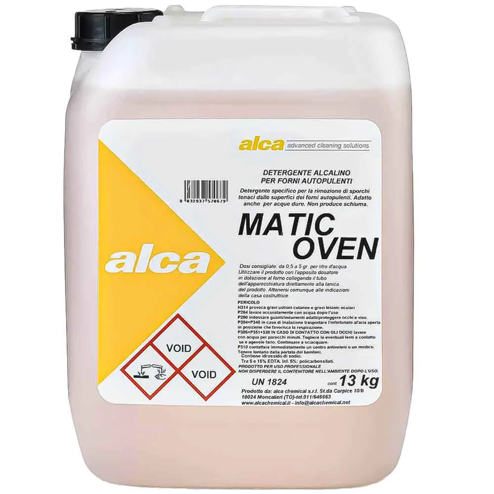 Detergent pentru Cuptoare cu Autocurățare Matic Oven 13 Litri