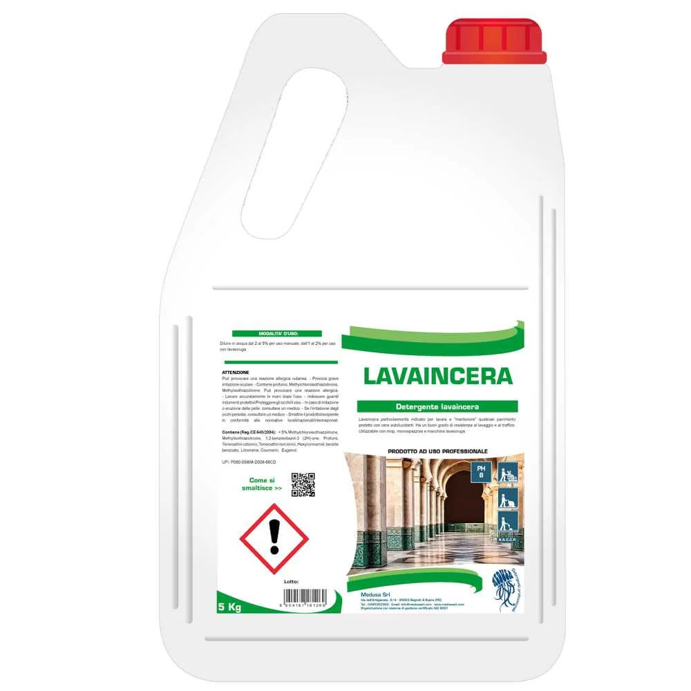 Detergent pentru pardoseli protejate cu ceară Lavaincera 5 litri