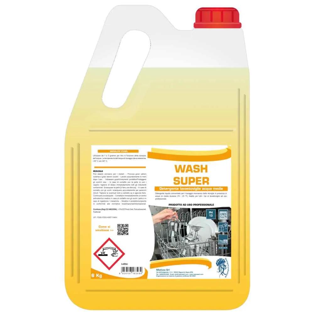 Detergent Lichid pentru Mașina de Spălat Vase Wash Super 6 Litri