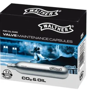 CAPSULE WALTHER CO2 SPEC.OIL 12 GRAME 5BUC/BOX