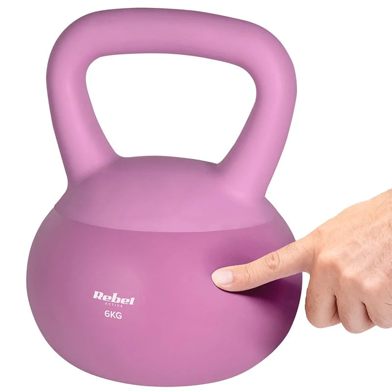 Kettlebell Rebel RBA-2333-06 | Kettlebell Vinil 6 Kg Rebel Active