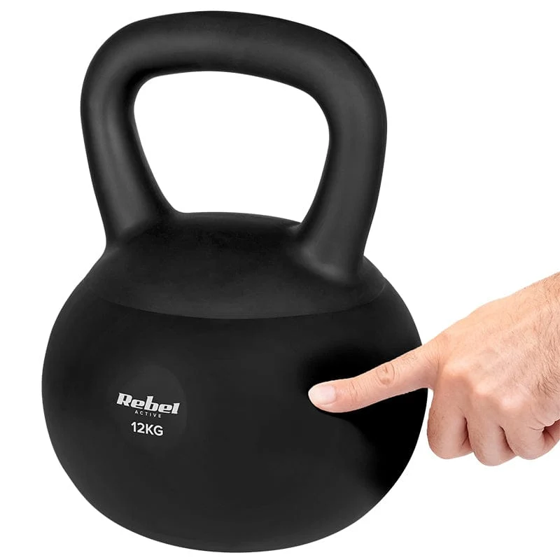 Kettlebell Rebel RBA-2333-12 | Kettlebell Vinil 12 Kg Rebel Active