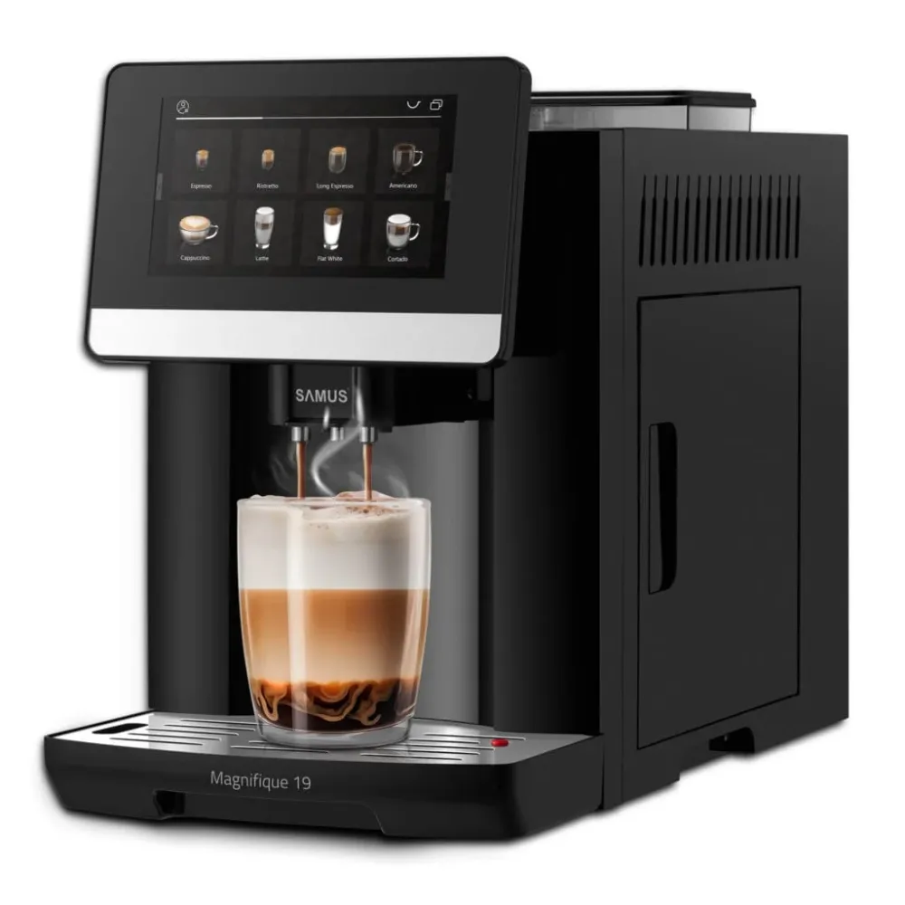 Espressor Automat Samus MAGNIFIQUE 19 | 1200-1450W, 1.7L, 19 bari, Negru