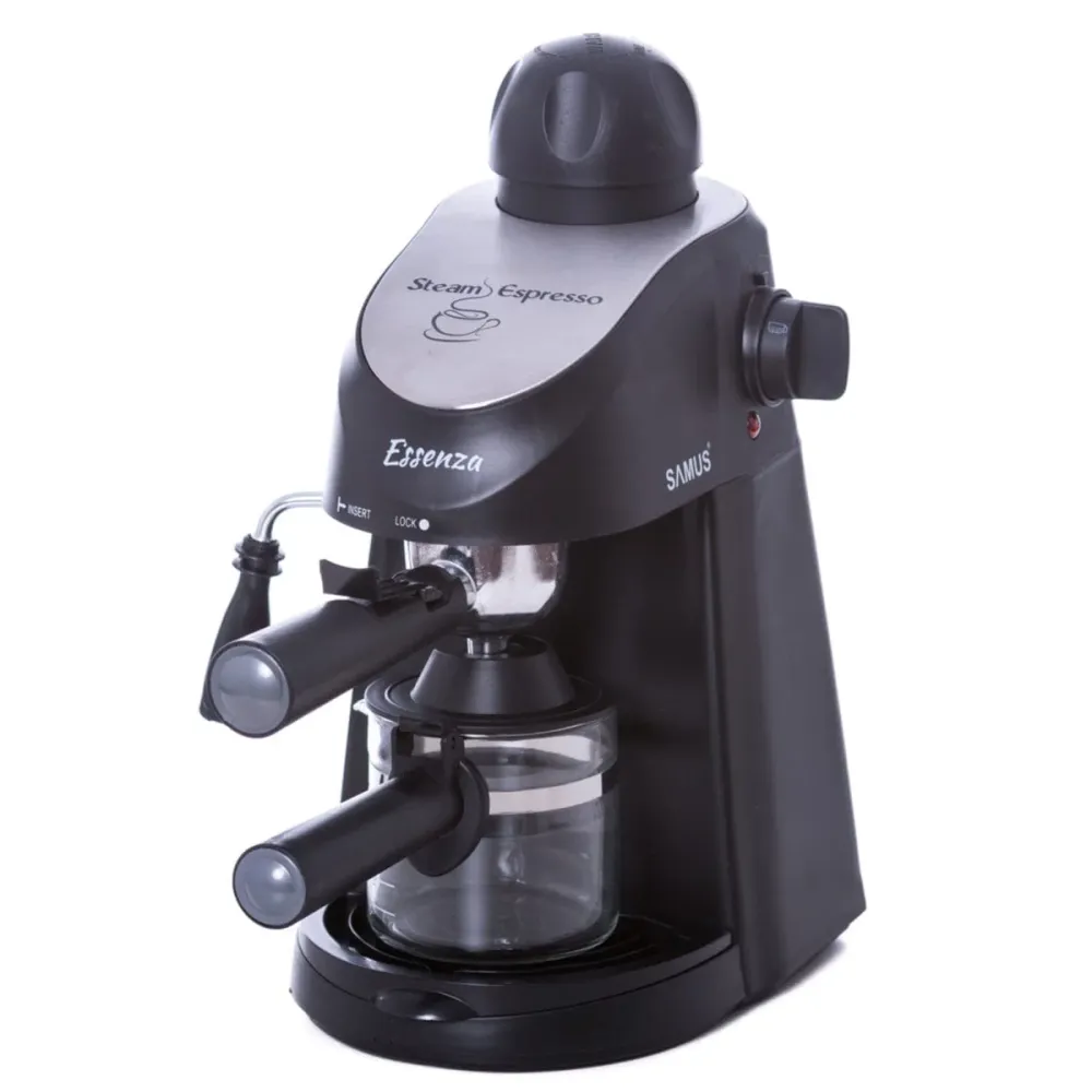 Espressor Manual Samus ESSENZA | 800W, 240ml, 3.5 bari, Negru