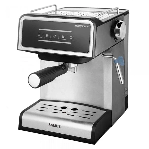 Espressor Manual Samus OBSESSION 20 | 850W, 1.6L, 20 bari, Inox