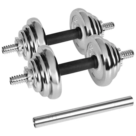 Accesorii fitness Rebel RBA-2326-20 | Gantere Reglabile Cu Valiza Total 20kg Rebel...