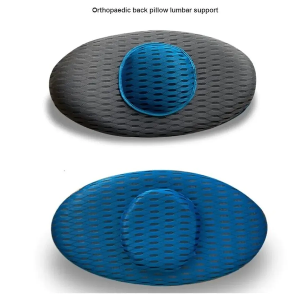 Perna Lombară Ergonomică Comfy Curve – Suport Spate cu Spumă de Memorie, Lavabilă, pentru Casă, Birou și Mașă