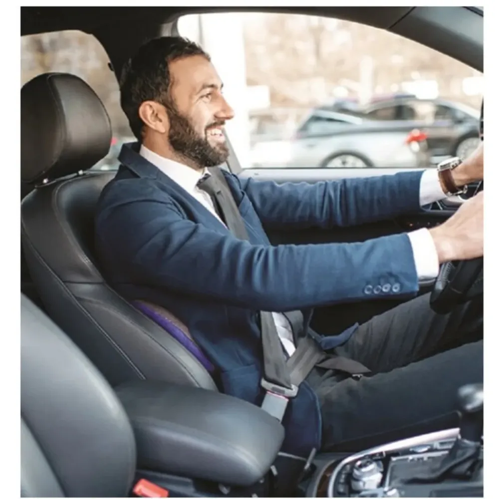 Perna Lombară Ergonomică Comfy Curve – Suport Spate cu Spumă de Memorie, Lavabilă, pentru Casă, Birou și Mașă