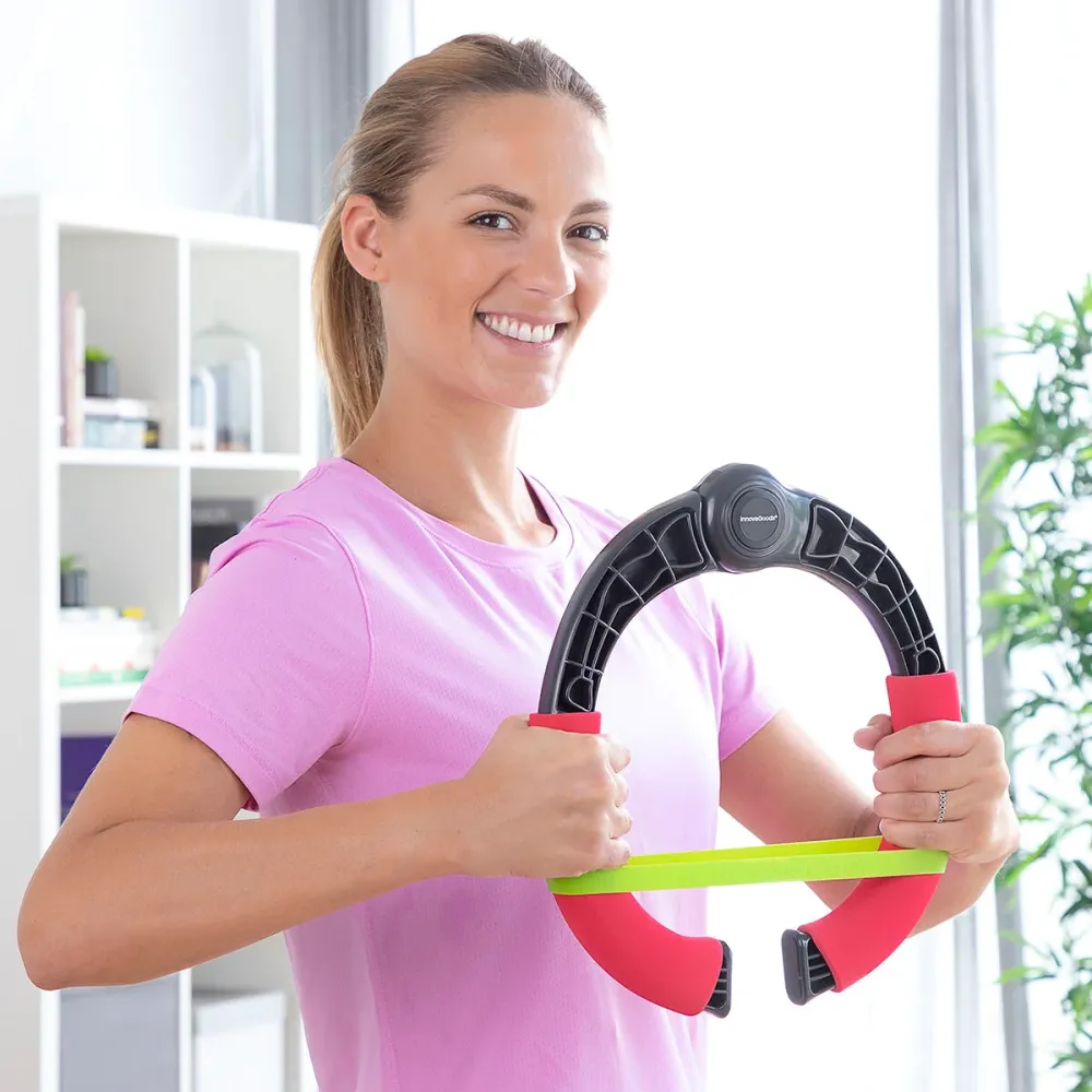 Aparat de exerciții reglabil cu rezistență și ghid de exerciții Forcearc InnovaGoods