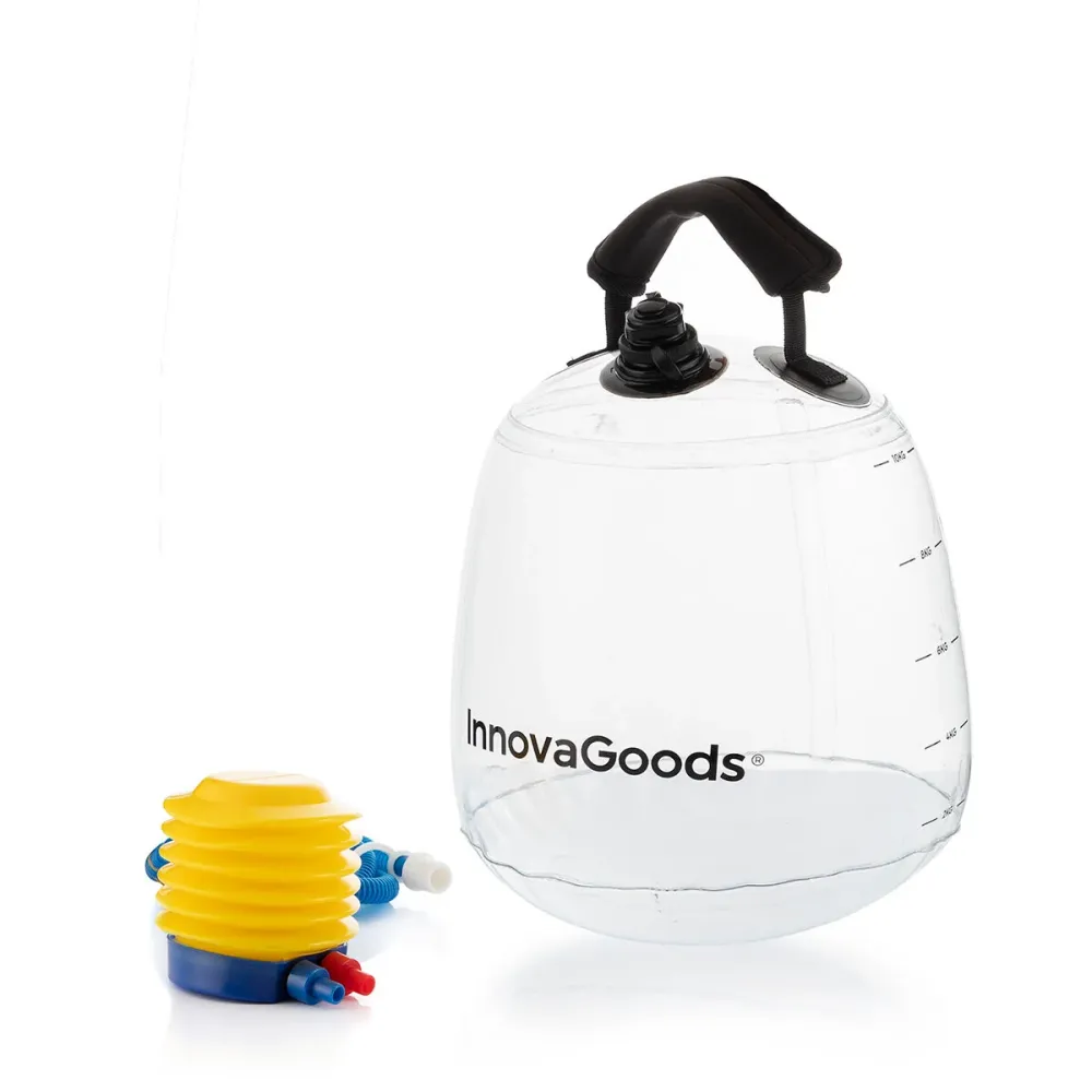 Kettlebell cu apă pentru antrenament fitness cu ghid de exerciții Fibell InnovaGoods