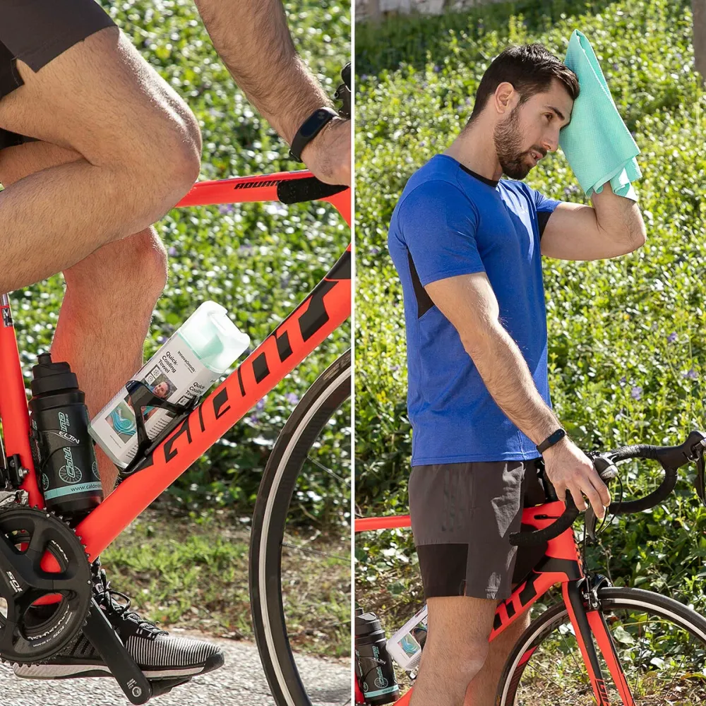 Prosop de sport cu răcire instantanee efect gheață InnovaGoods