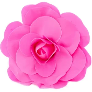 Flori Artificiale Trandafiri Latex Roz Inchis 30cm