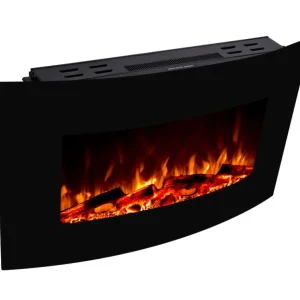 Focar electric liniar Jupiter Negru