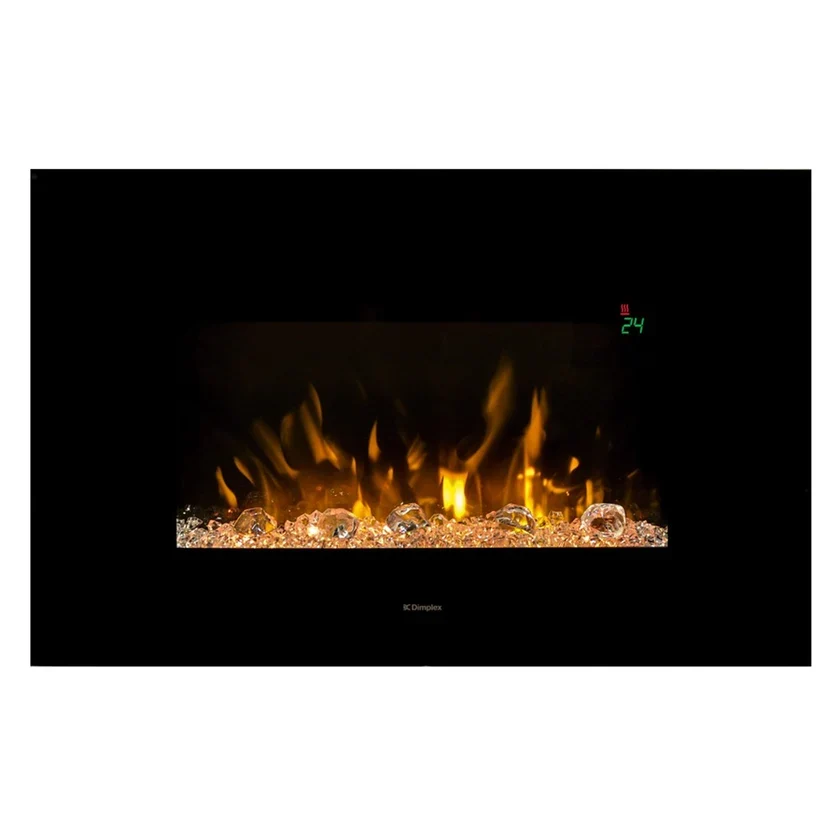 Focar electric liniar Toluca Dimplex Negru cu sunet