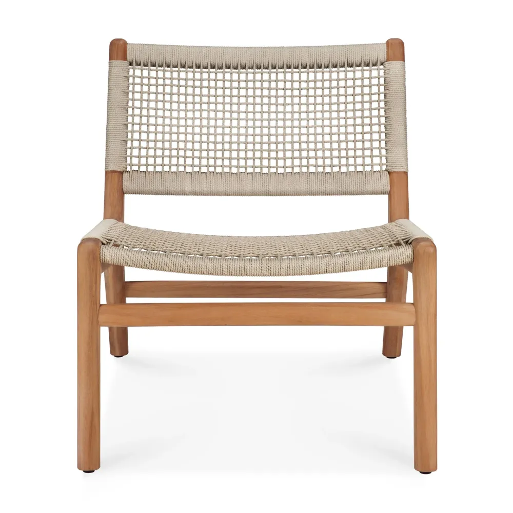 Fotoliu exterior Ethnicraft Jack Woven
