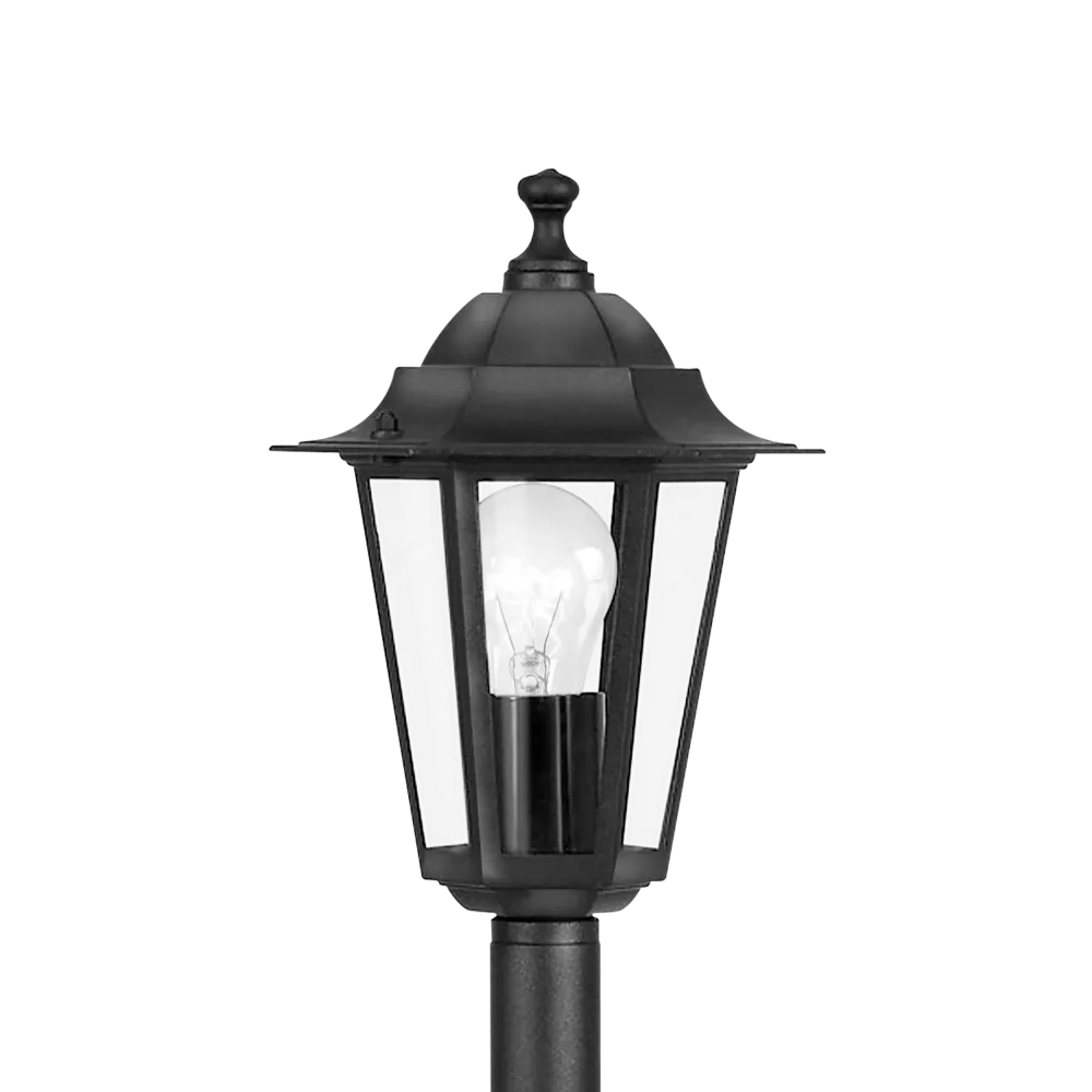 Stalp De Gradina LATERNA 4 Tip Felinar Negru 100CM