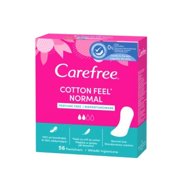 Absorbante zilnice Carefree Cotton Fresh 56 buc