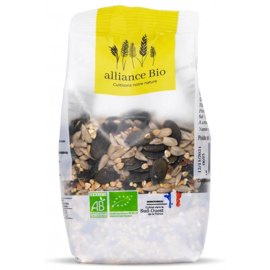 Amestec seminte BIO pentru paine Alliance Bio 250g