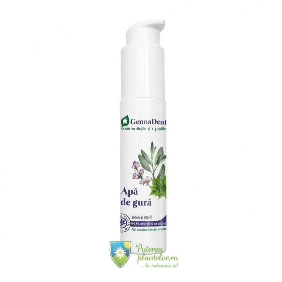 Apa de gura cu salvie si argila 45 ml