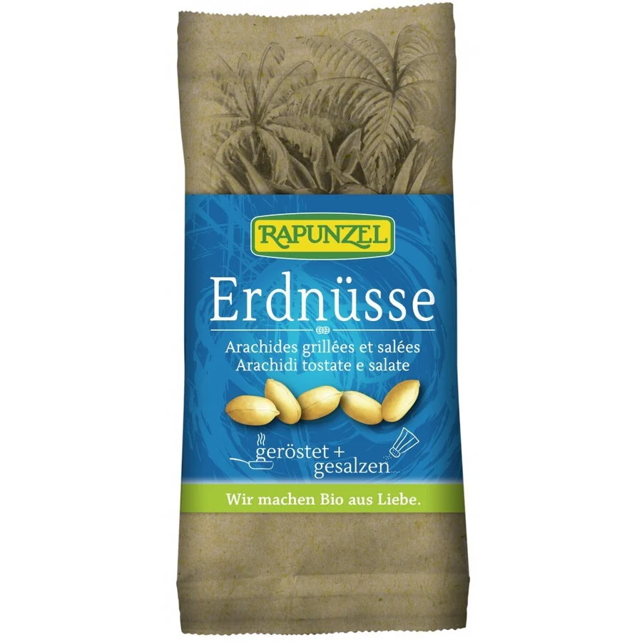Arahide bio prajite si sarate 75 g