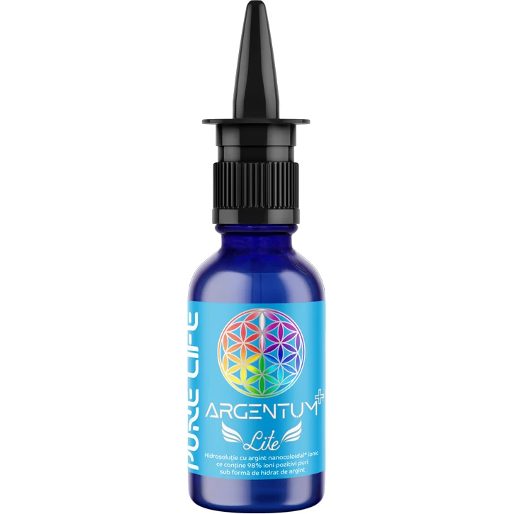 ARGENTUM+® LITE, 5ppm, 30ml cu pulverizator nazal
