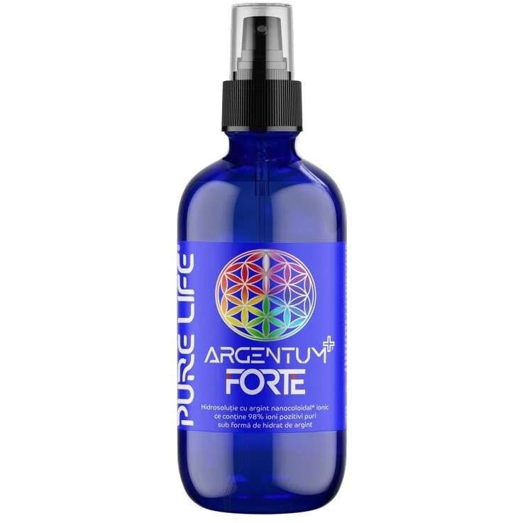 Argint Coloidal ARGENTUM Forte 25ppm 120ml Pure Life