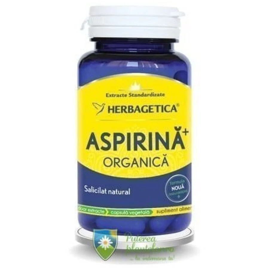 Aspirina Organica Vegetala+ 30 capsule
