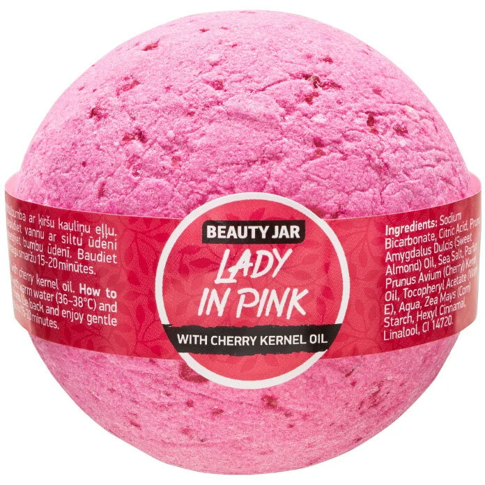 Bila de baie cu ulei din samburi de cirese, Lady Pink, Beauty Jar, 150g