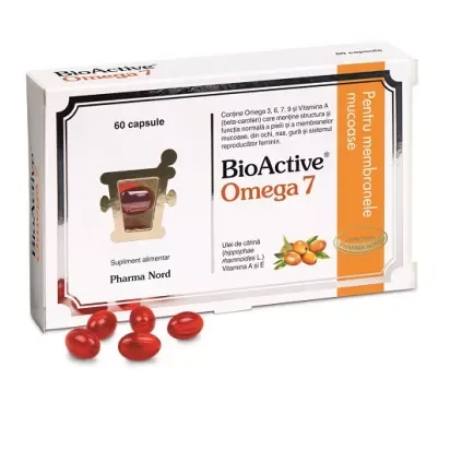BioActive Omega 7, Pharma Nord, 60 Capsule