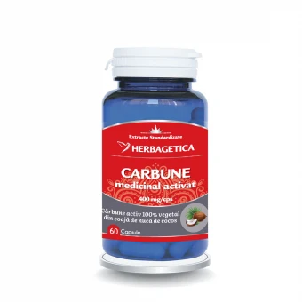 Carbune Medicinal Activat 60 cps