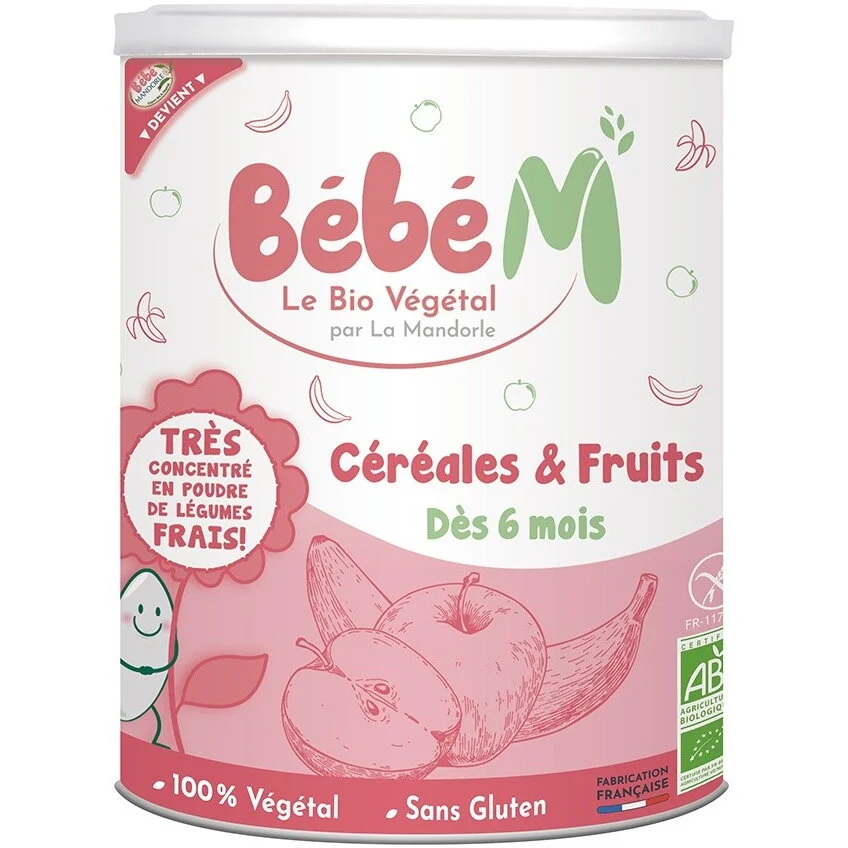 Cereale + fructe pentru bebeluși - de la 6 luni 400g