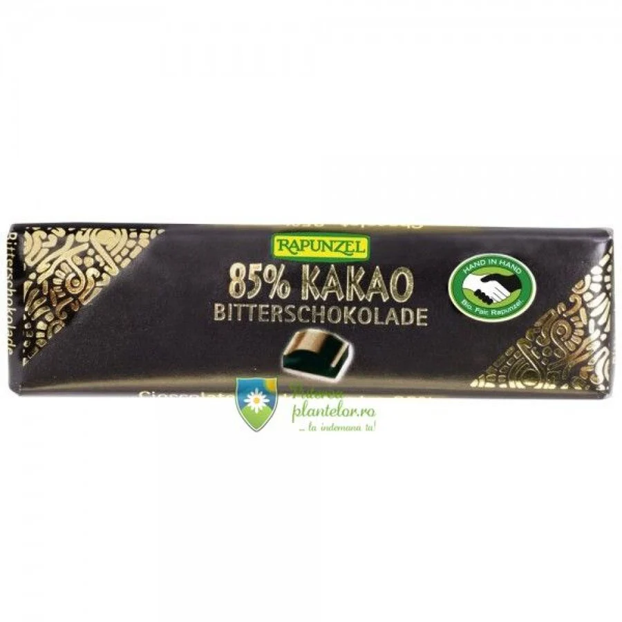 Ciocolata amaruie mica 85% Cacao Eco 20 gr BIO