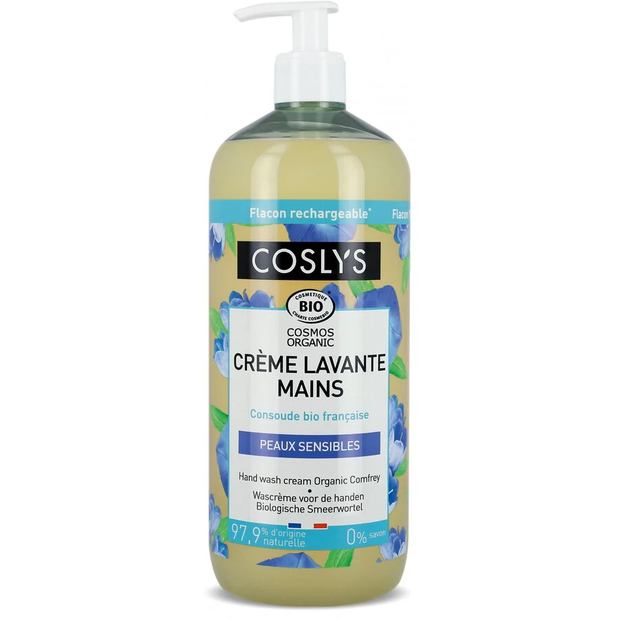 Crema BIO spalare maini, fara sapun, cu extract de tataneasa(format mare) Coslys 1000 ml