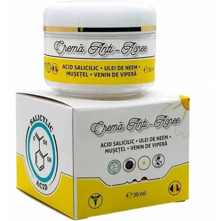 Crema hidratanta cu unt de cacao, vitamina E, vitamina B5 si venin de vipera, 50 ml, KASUF
