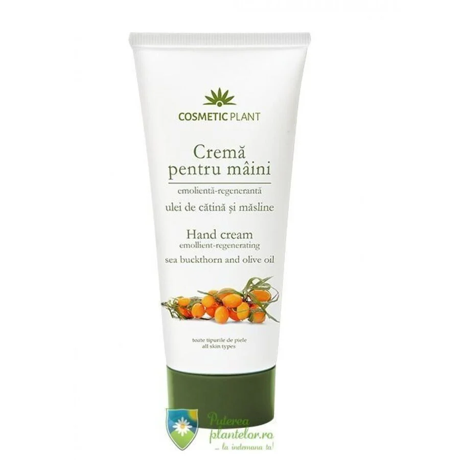 Crema de maini cu ulei de catina si masline 100 ml